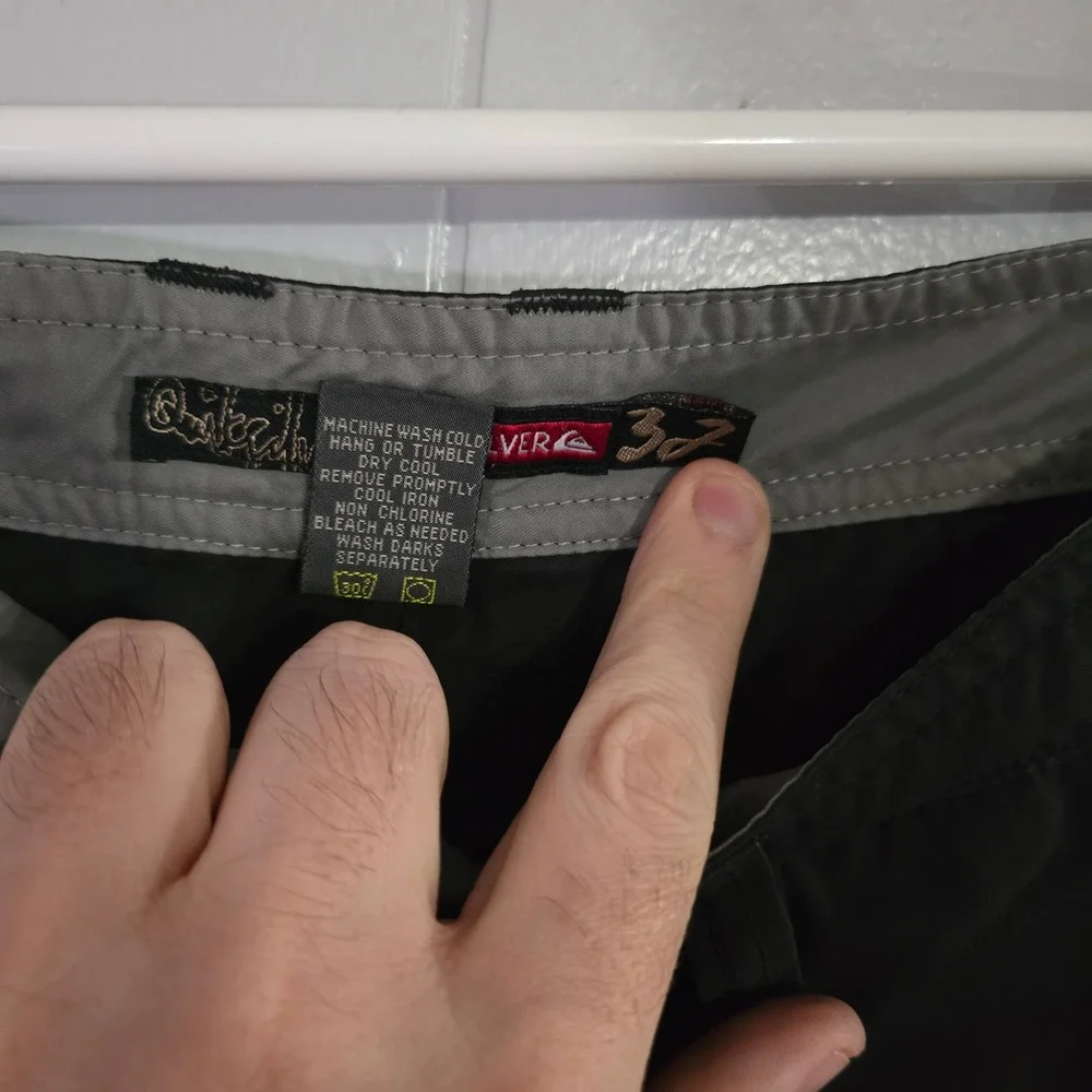 Quiksilver Black Cargo Shorts